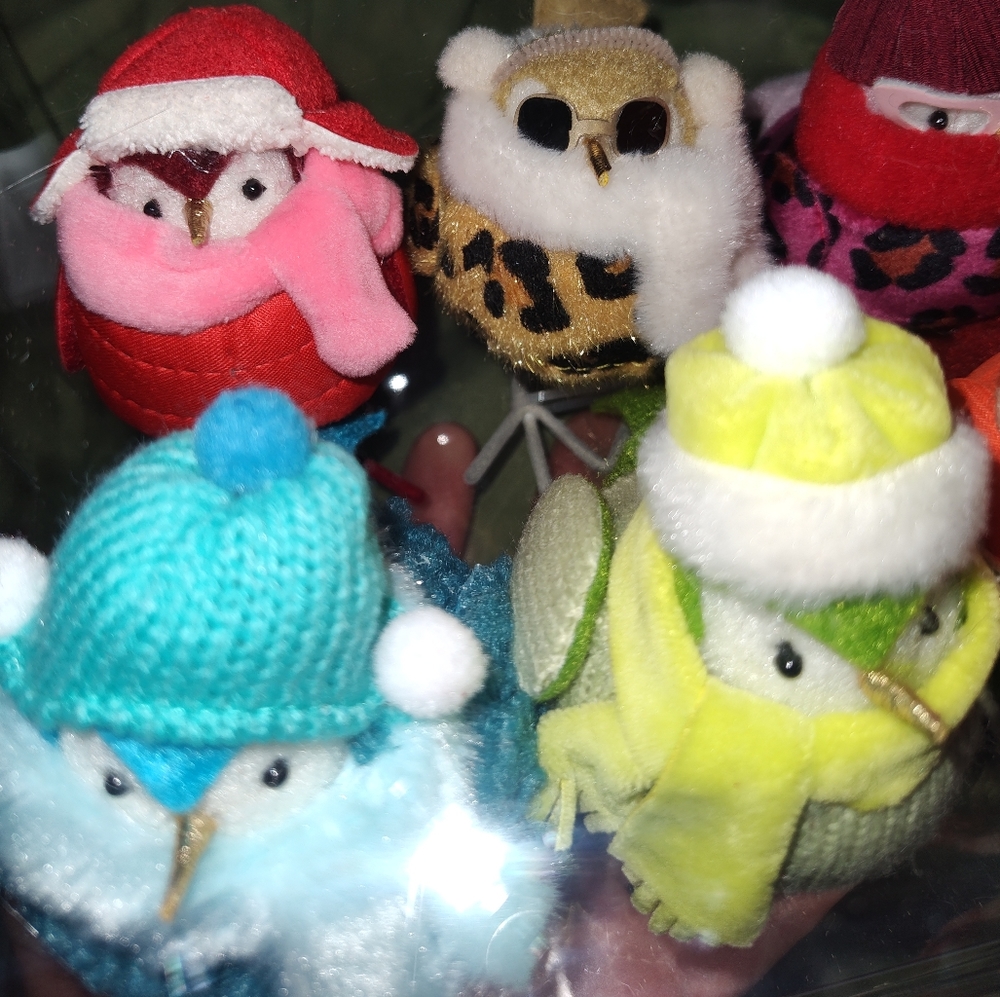 Wondershop fabric Christmas birds
